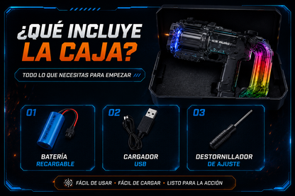 Pistola De Agua RGB