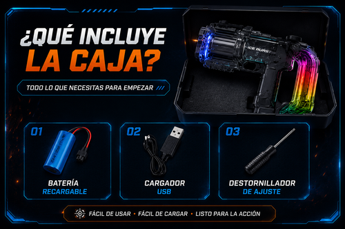 Pistola De Agua RGB